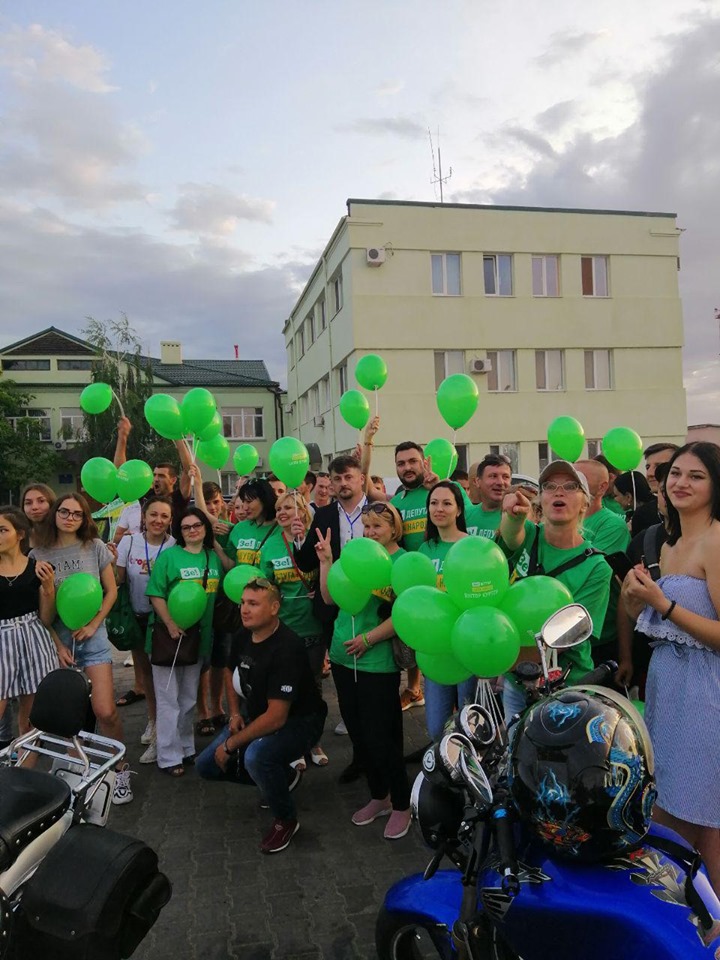 Сторонники Зе-команды провели в Измаиле «зеленый автомотопробег»