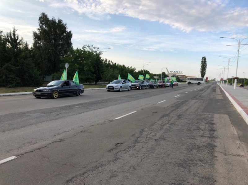 Сторонники Зе-команды провели в Измаиле «зеленый автомотопробег»