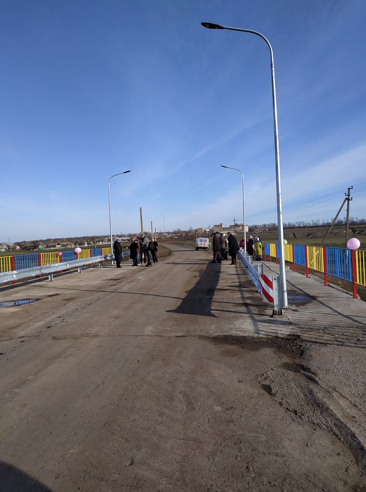 В Белгород-Днестровском районе восстановили мост через реку Алкалия, разрушенный во время наводнения