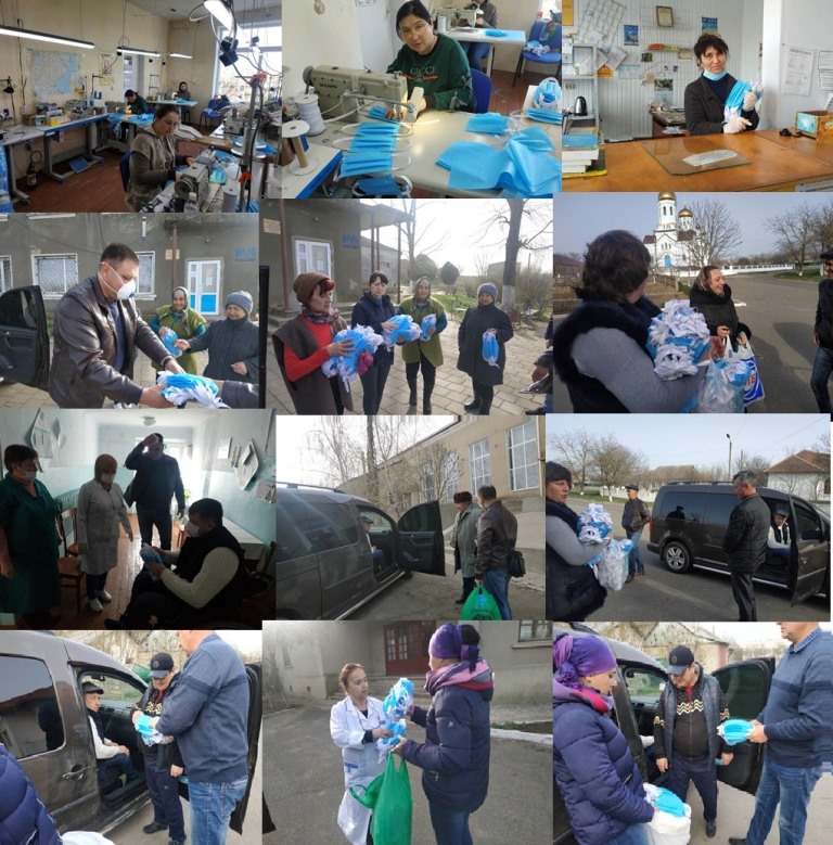 В Рени начали шить медицинские маски и раздают всем нуждающимся как в городе, так и в селах района