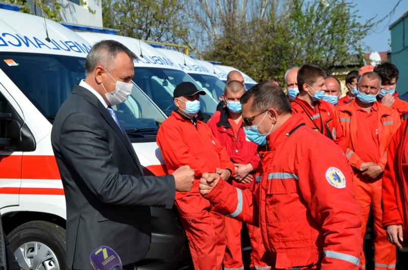 Медики Арцизского, Белгород-Днестровского и Измаильского районов получили очередные автомобили "скорой помощи"