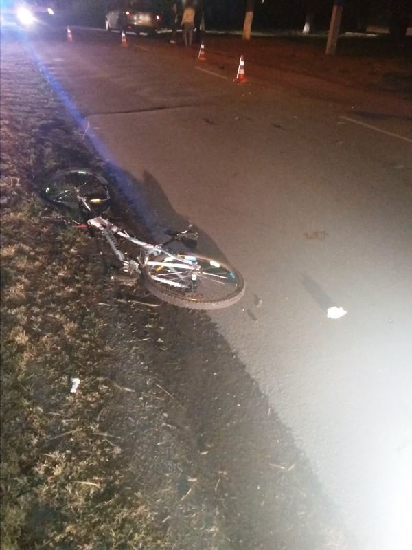 Измаил: ночное ДТП на Нахимова – велосипедиста сбила машина