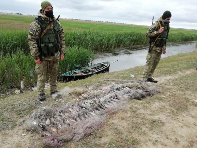 В Дунайском биосферном заповеднике пограничники задержали браконьеров с уловом на 21 тысячу гривен