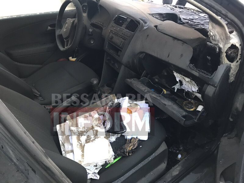 Автомобиль, соженный ночью в Измаиле, принадлежал известному активисту и автоблогеру, у которого был конфликт с полицией