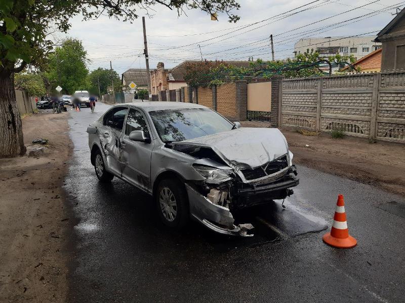 Утреннее ДТП в Измаиле - в результате столкновения двух автомобилей пострадало три человека
