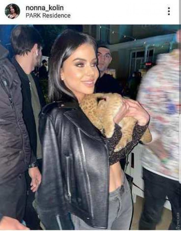 Понтам нет предела? - В Одессе мажор притащил на клубную вечеринку львенка