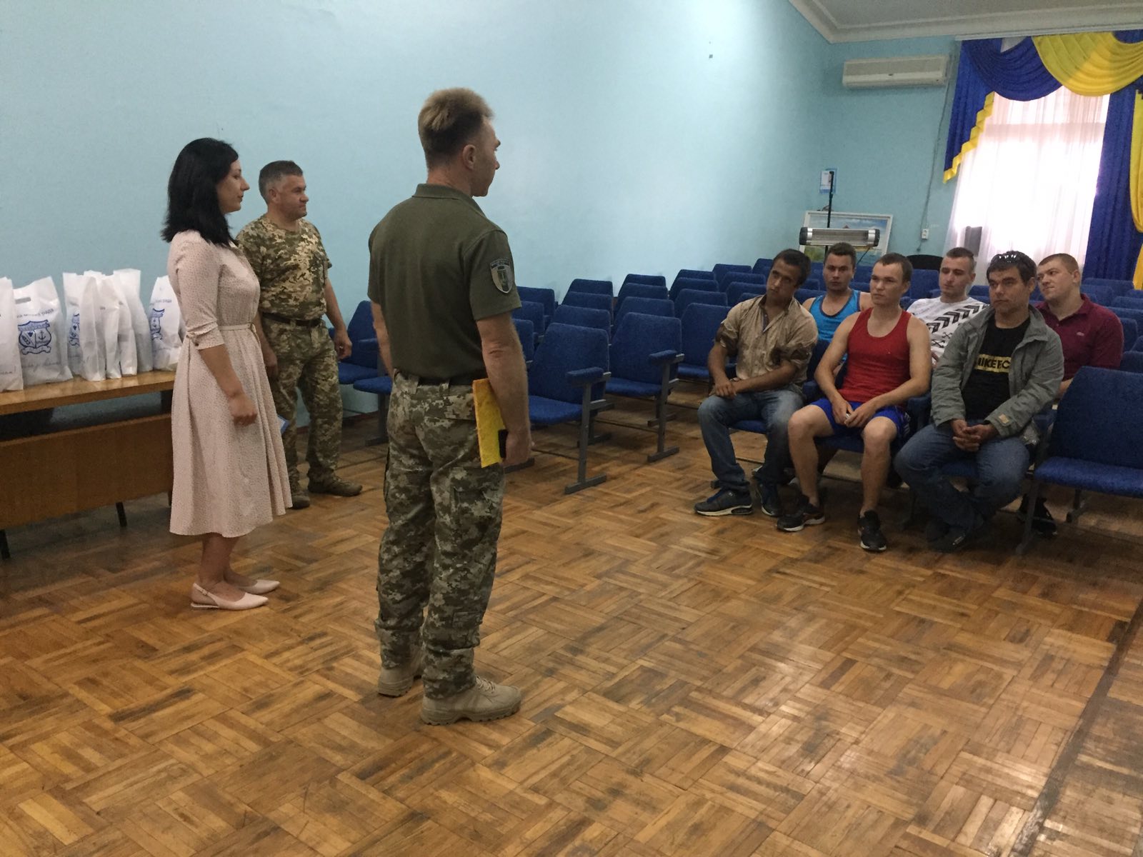 Килийских призывников торжественно провели на срочную службу в армию