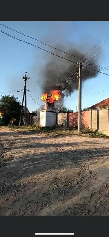 В Рени произошел пожар в трансформаторной будке - из-за сгоревшей подстанции обесточены несколько улиц