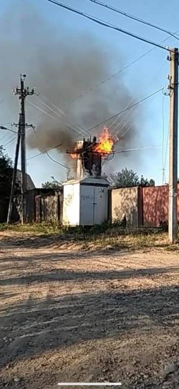 В Рени произошел пожар в трансформаторной будке - из-за сгоревшей подстанции обесточены несколько улиц