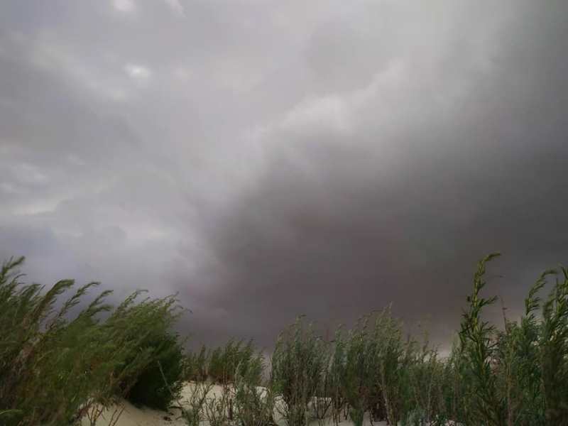 Вблизи одного из курортных поселков Татарбунарского района пронеслась песчаная буря.