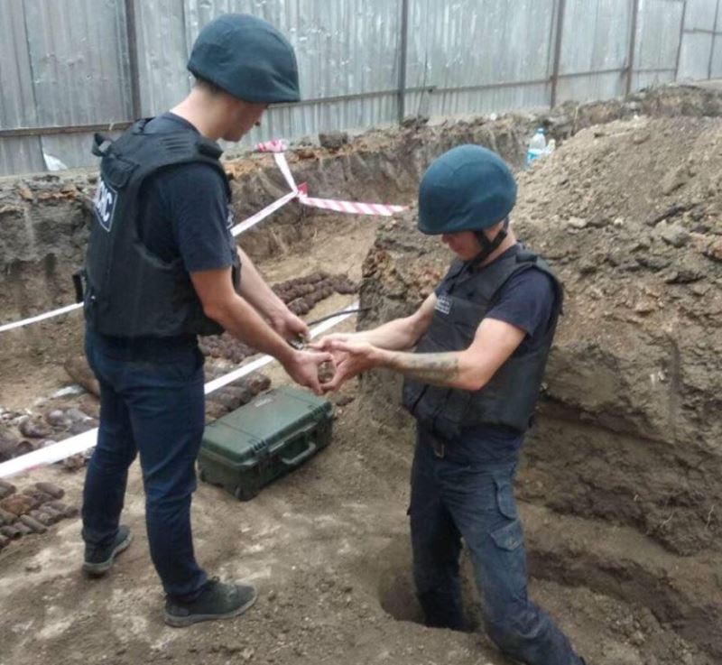 Отголоски войны в современной Одессе - во время строительства в курортной зоне обнаружили целый арсенал боеприпасов