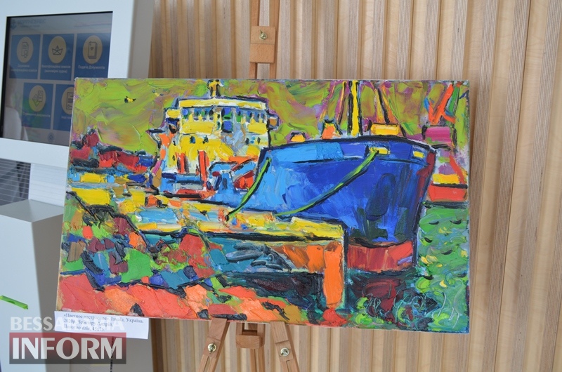 В Измаиле сервисный центр для моряков "Морречсервис" отпраздновал первый год работы презентацией художественной выставки
