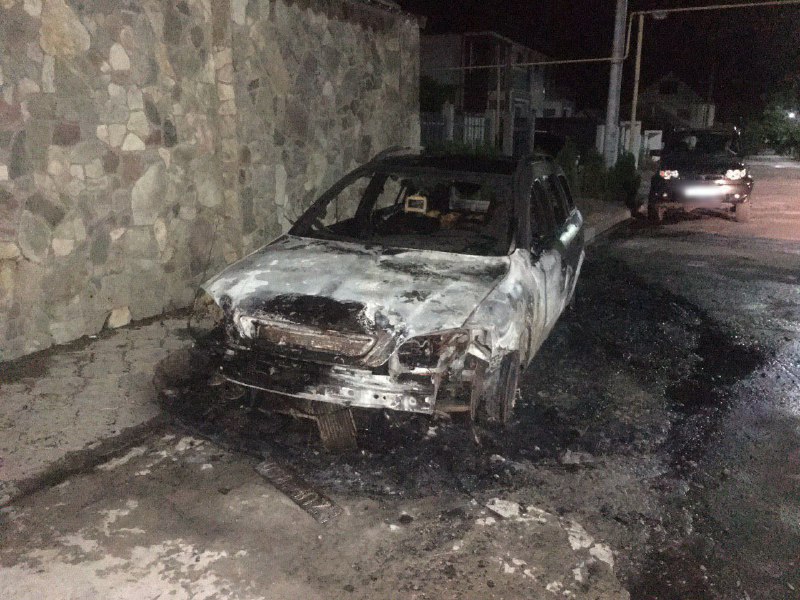 В Измаиле снова начали массово поджигать автомобили, а полиция не в состоянии найти злоумышленников