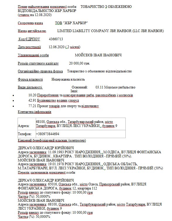 Народного депутата от "Слуги народа" Александра Ткаченко уличили в причастности к дерибану Черноморского побережья в Татарбунарском районе