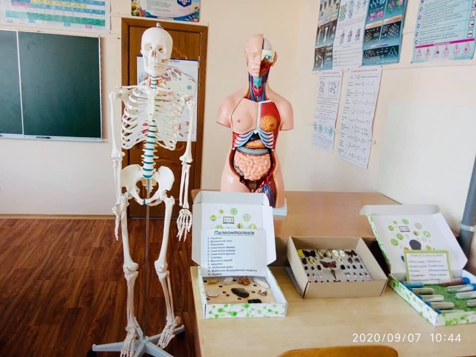 Эстественная наука, которую можно "потрогать": в селе Килийской ОТГ осовременили кабинет биологии