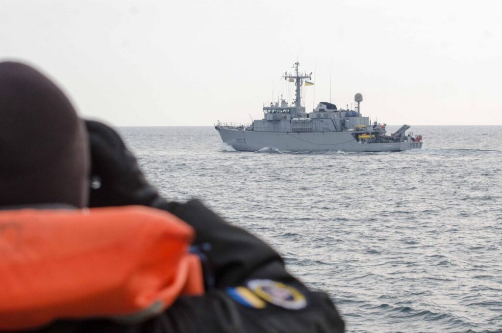 В Черном море украинские ВМС тренировались с кораблями НАТО
