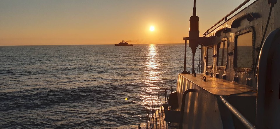 В Черном море украинские ВМС тренировались с кораблями НАТО