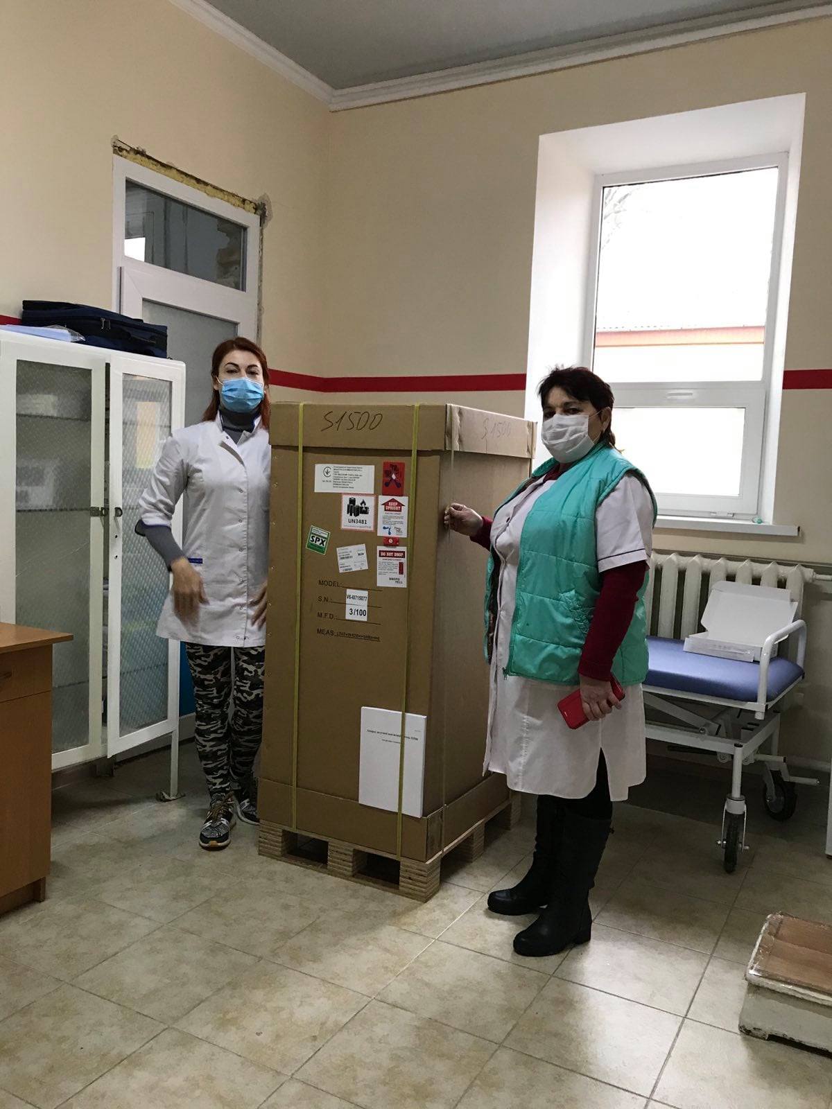 Измаильская районная больница получила от области аппарат ИВЛ