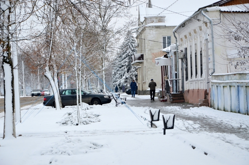 Бессарабию за ночь усыпало снегом: фоторепортаж из Килии, Измаила и Аккермана