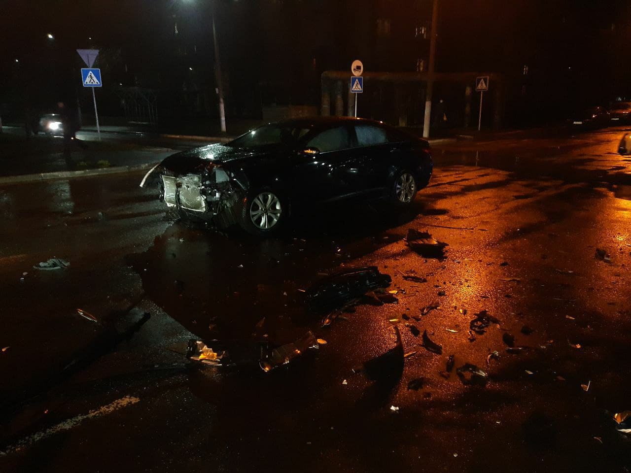 При столкновении Hyundai и Renault в центре Измаиле пострадали три человека