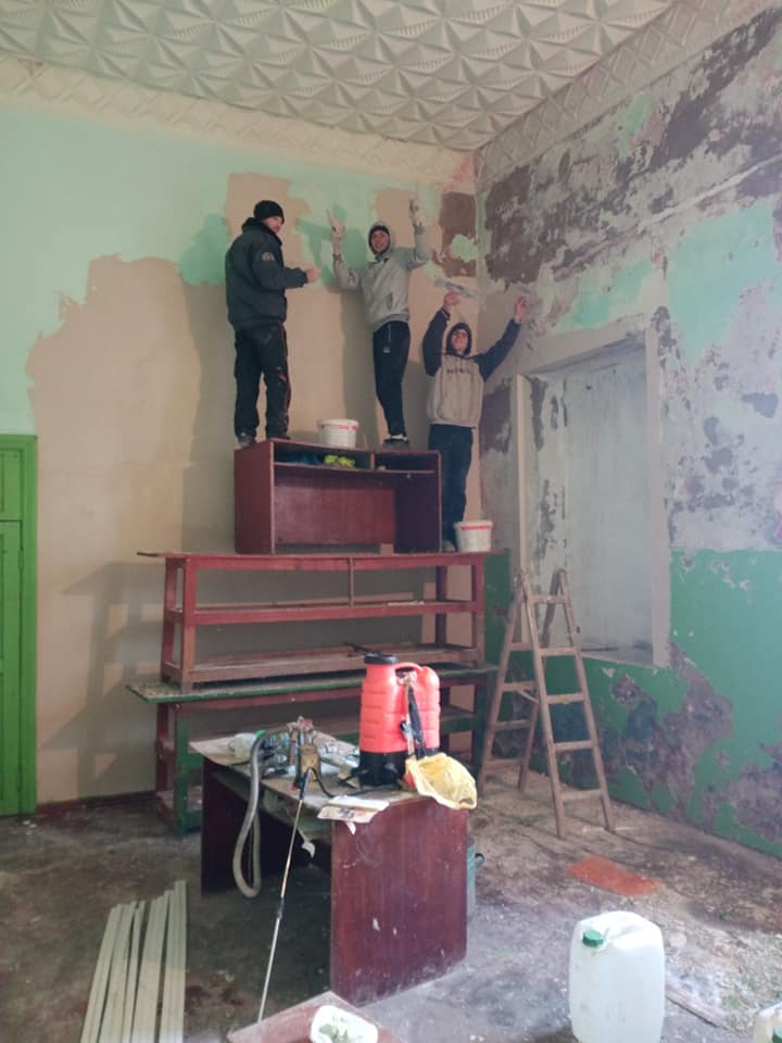 В селе Болградского района полным ходом ремонтируют Дом культуры, который не обновляли сорок лет