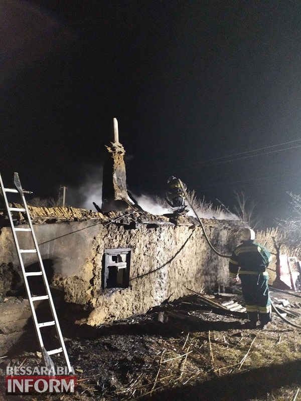 Белгород-Днестровский район: пожар оставил без крыши над головой жителя села Староказачье