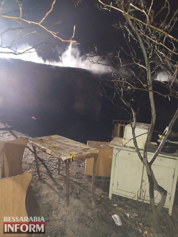 Белгород-Днестровский район: пожар оставил без крыши над головой жителя села Староказачье