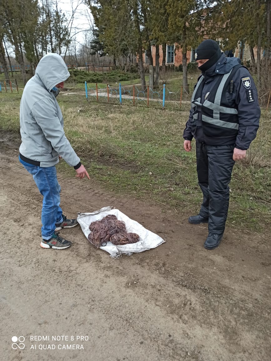В Татарбунарах полиция обнаружила вора кабелей "Укртелекома"