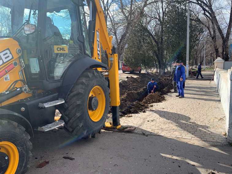 В Арцизе начали прокладку нового водопровода