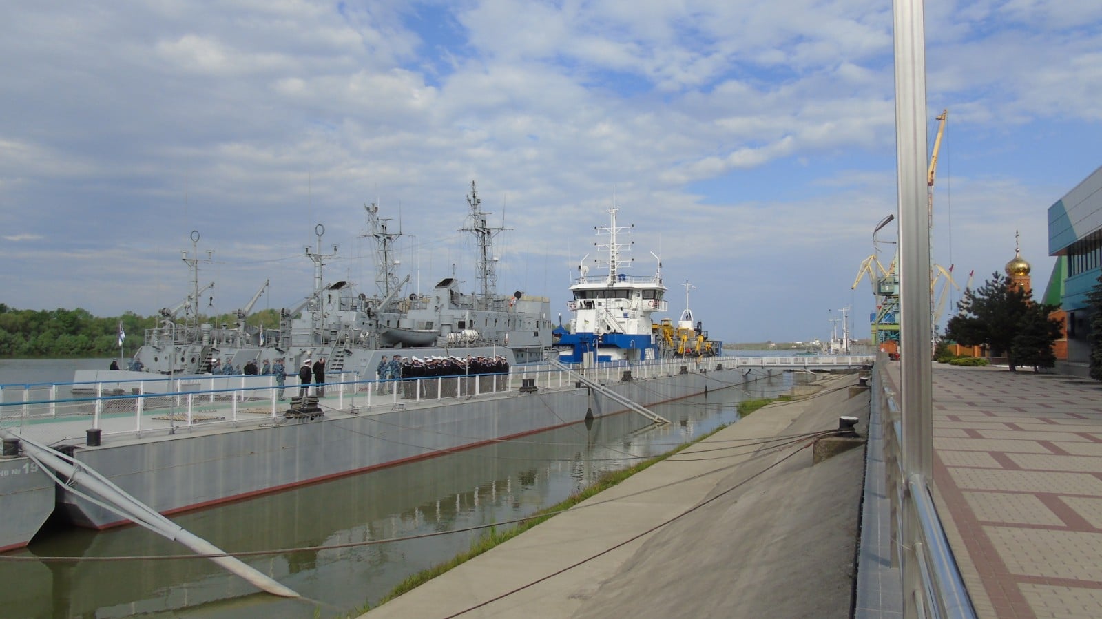 В Измаиле "гостят" учебные катера ВМС ВСУ