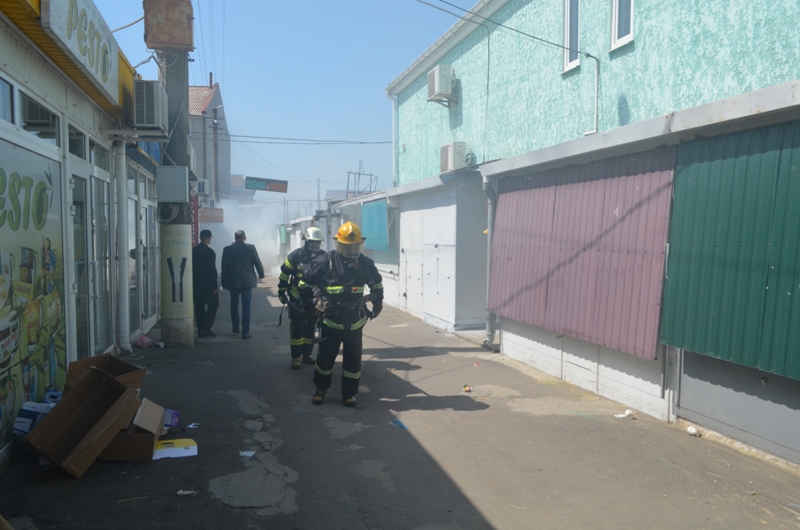 "Пожар с пострадавшими" на городском рынке: как сработали службы гражданской защиты в Аккермане