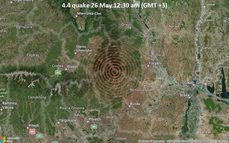В Измаиле ощутили толчки от землетрясения в Румынии.