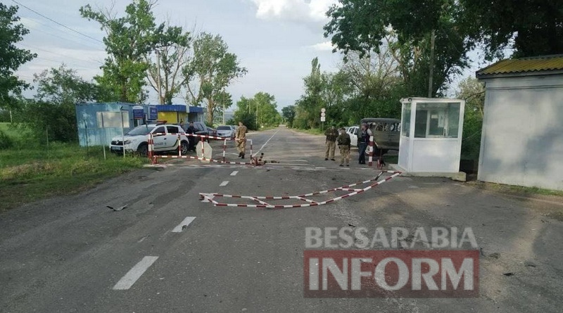 Пьяный сотрудник Измаильского отдела полиции на "евробляхе" разнёс пограничный пункт пропуска в Болградском районе
