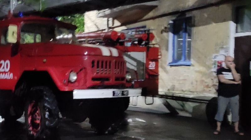 В Измаиле эвакуировали 50 человек из-за пожара в электрощитовой в многоквартирном доме