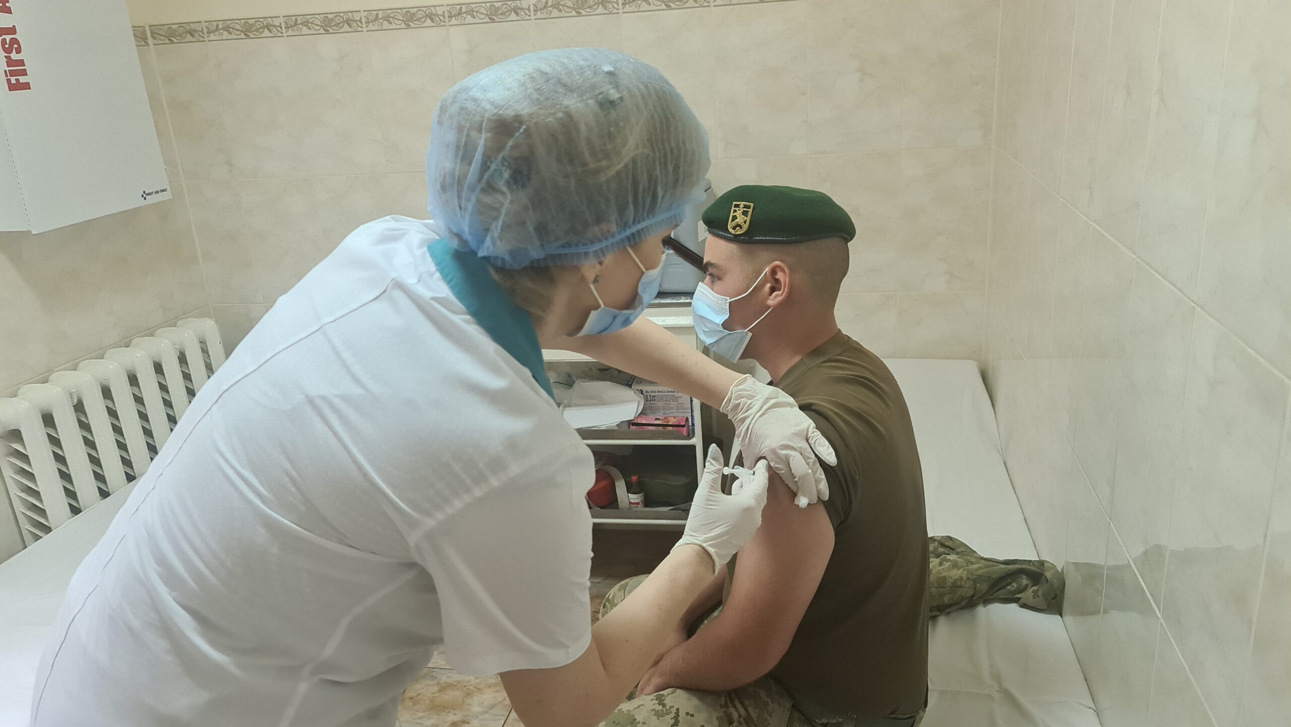 В Измаильском отряде более 140 пограничников прошли полный курс вакцинации от COVID-19