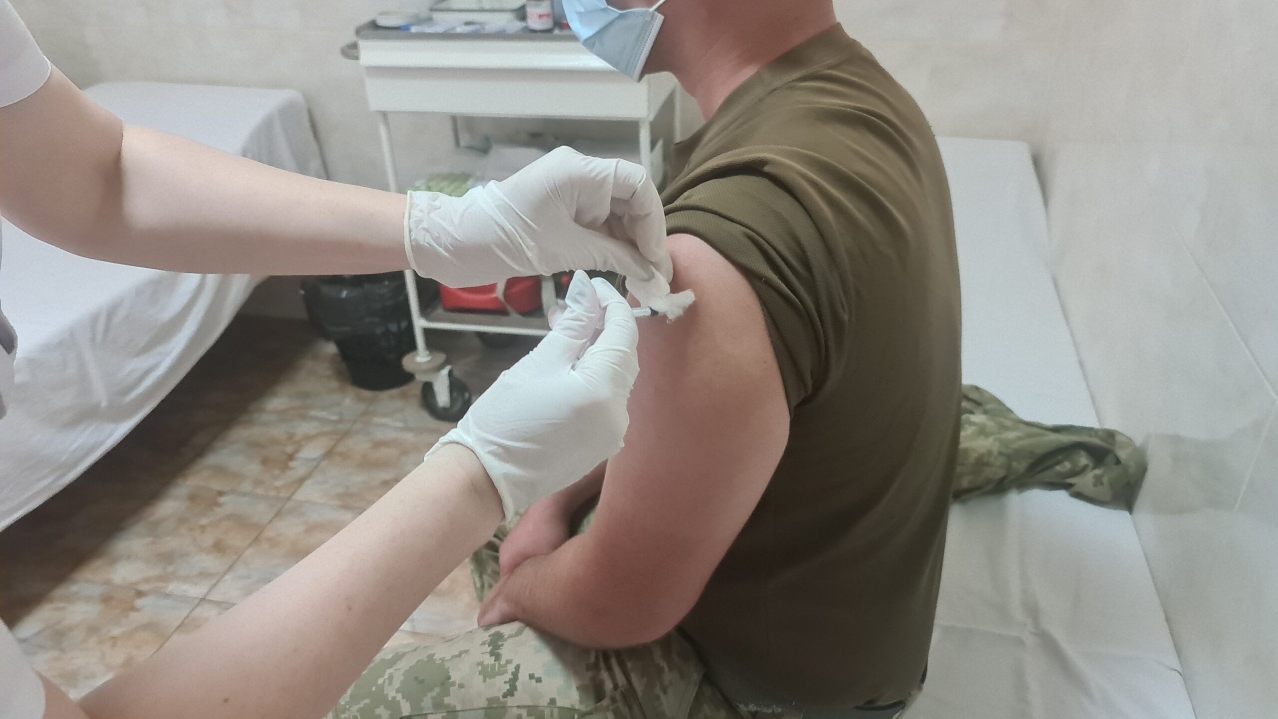 В Измаильском отряде более 140 пограничников прошли полный курс вакцинации от COVID-19.