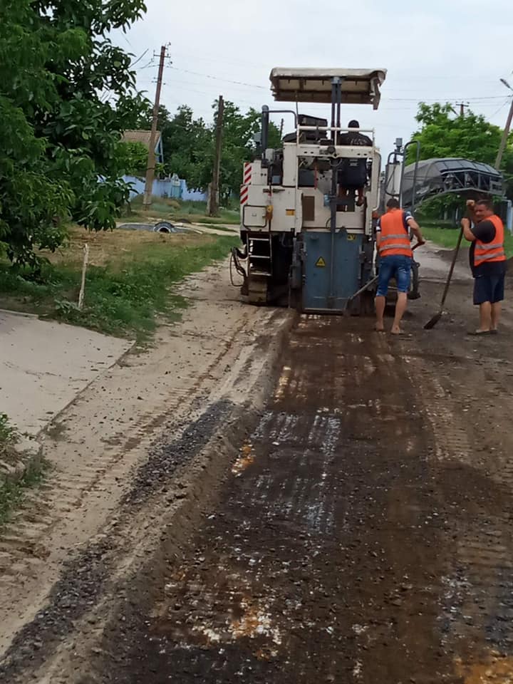 В селе Фурмановка Килийской громады начался ремонт центральной улицы