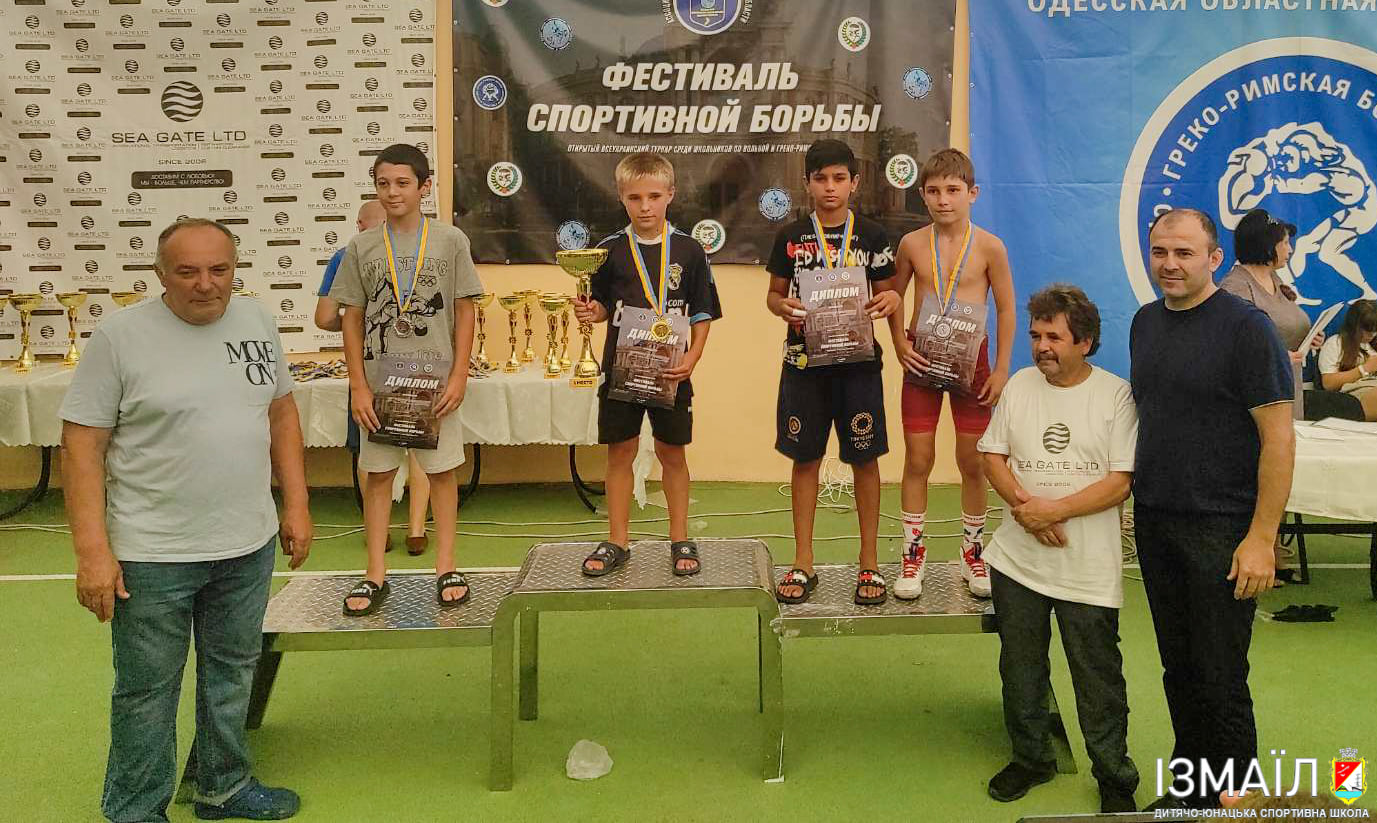 Измаильские борцы завоевали шесть призовых мест на Всеукраинском турнире в Одессе