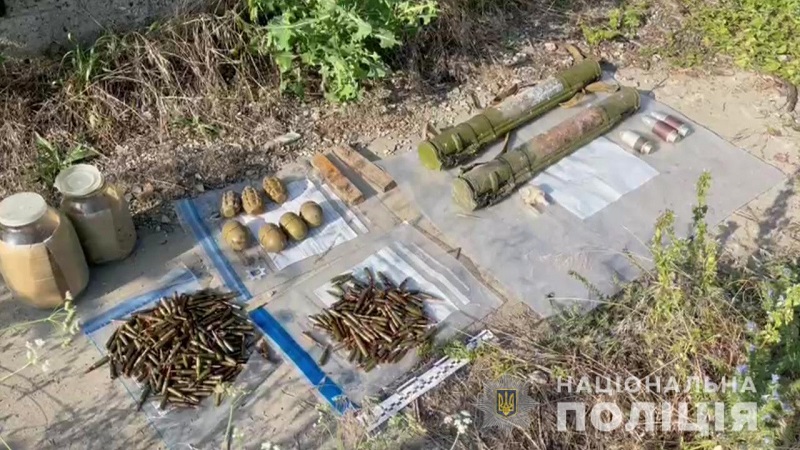 Большой схрон с оружием обнаружили вблизи Одессы