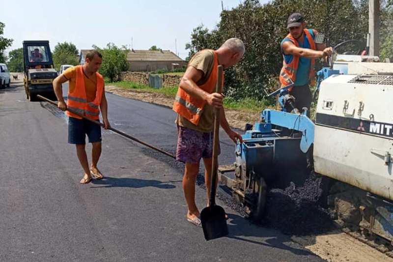 В селе Килийской громады впервые за 30 лет отремонтировали дорогу