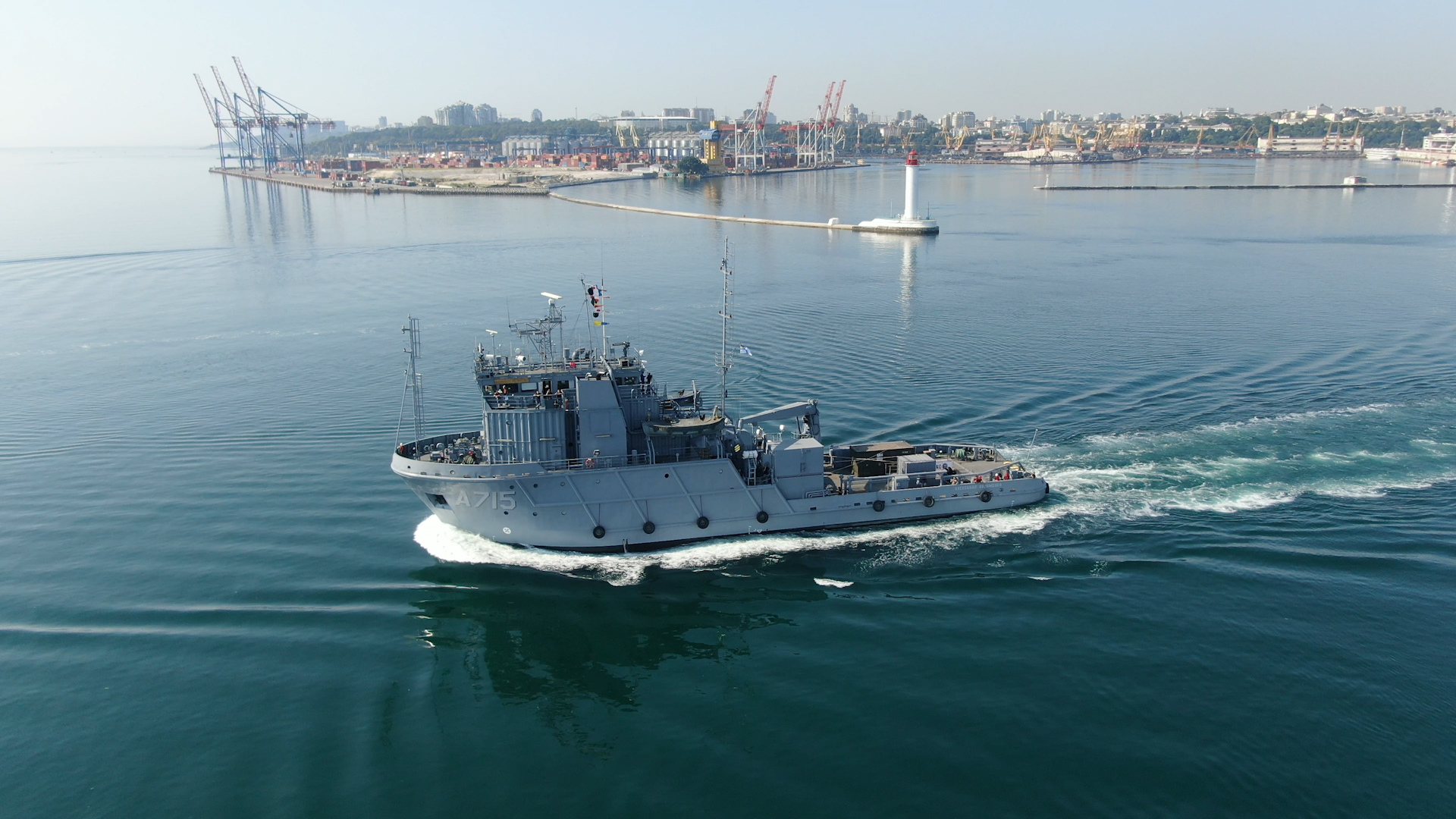 Подразделение ВМС Украины сегодня примет участие в международных учениях в Румынии.