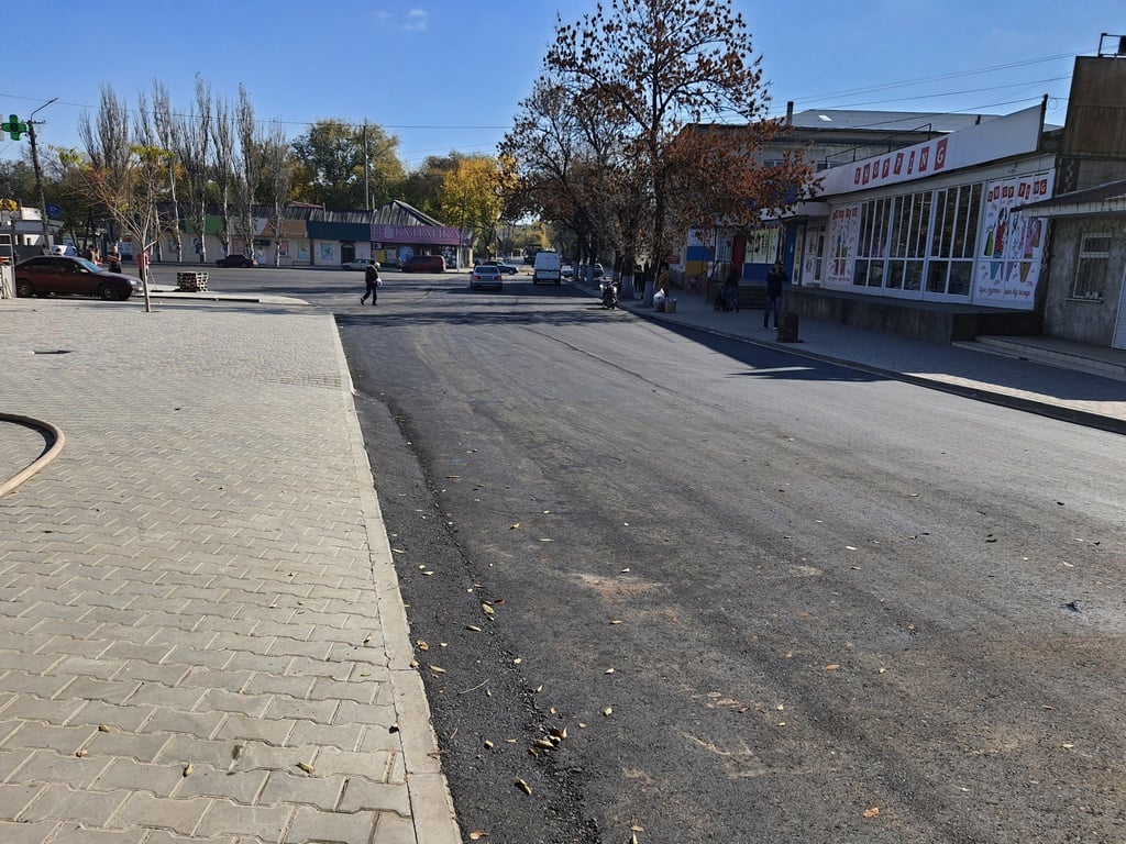 В Татарбунарах отремонтировали одну из центральных улиц и площадь