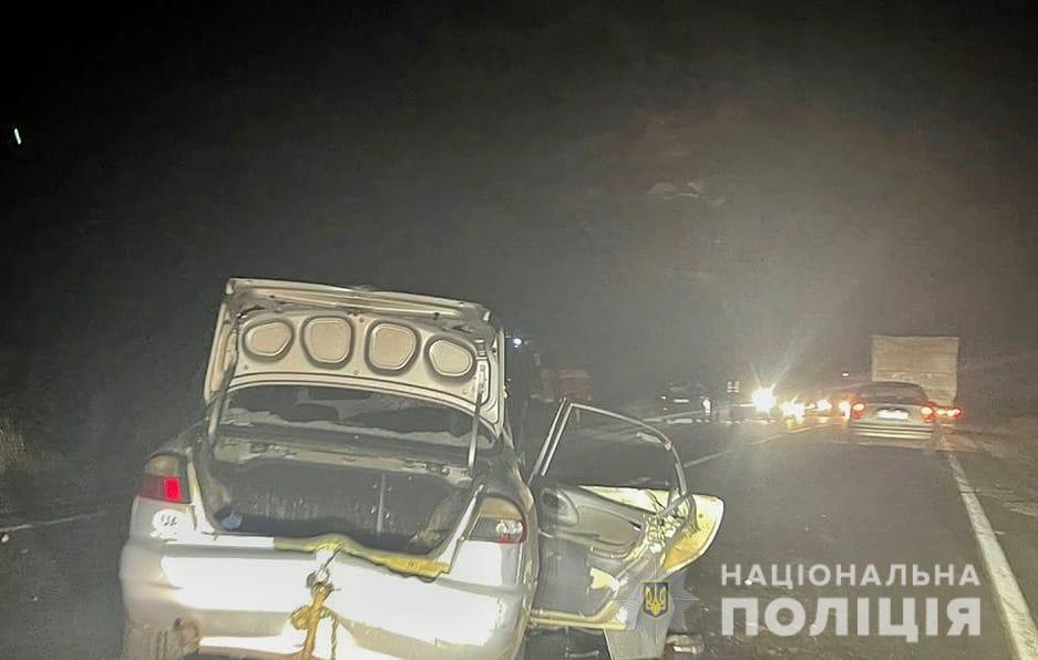 На трассе Одесса-Рени возле Маяк в лобовом столкновении Hyundai и Daewoo пострадали два человека