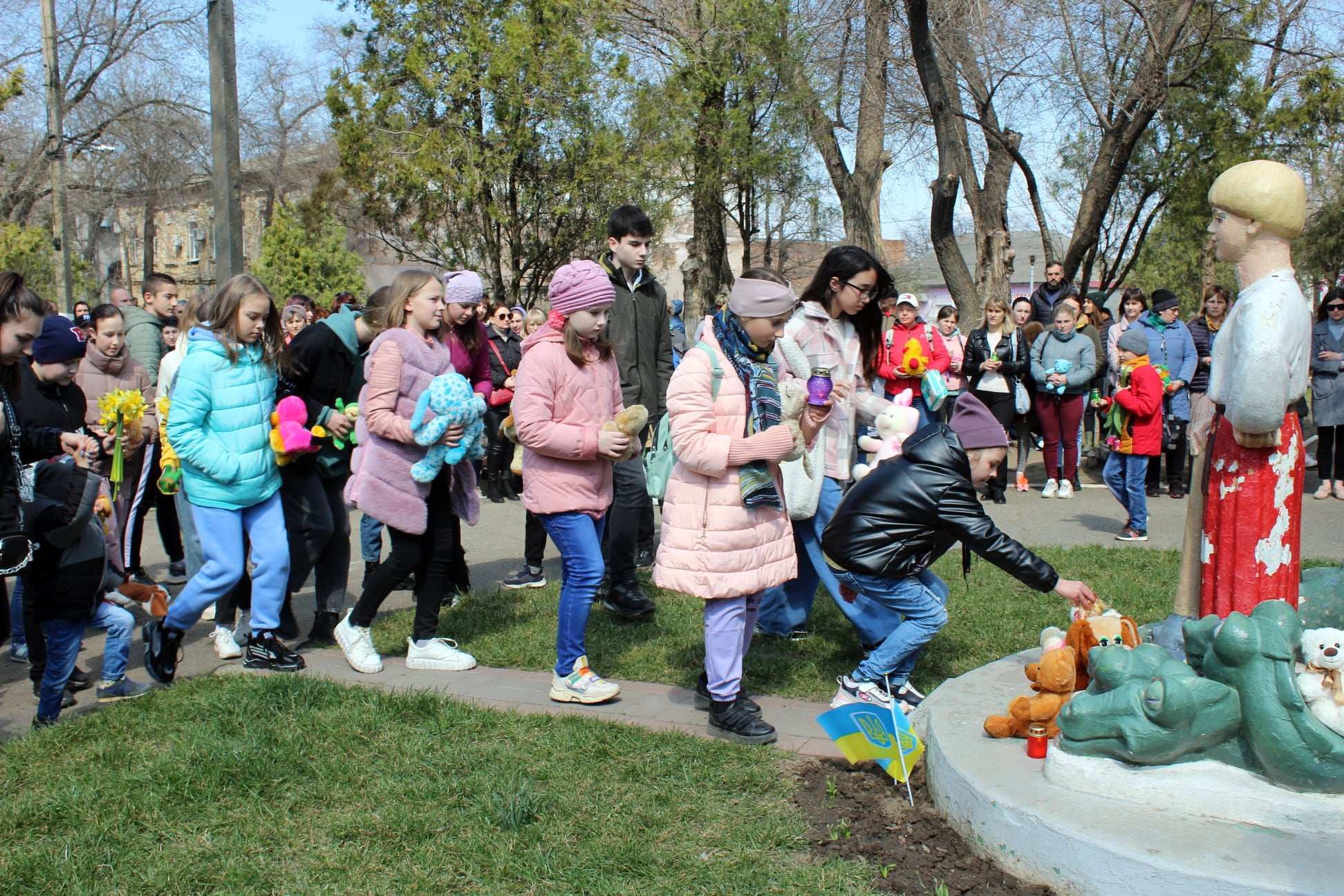В Белгороде-Днестровском почтили память погибших от рук оккупантов