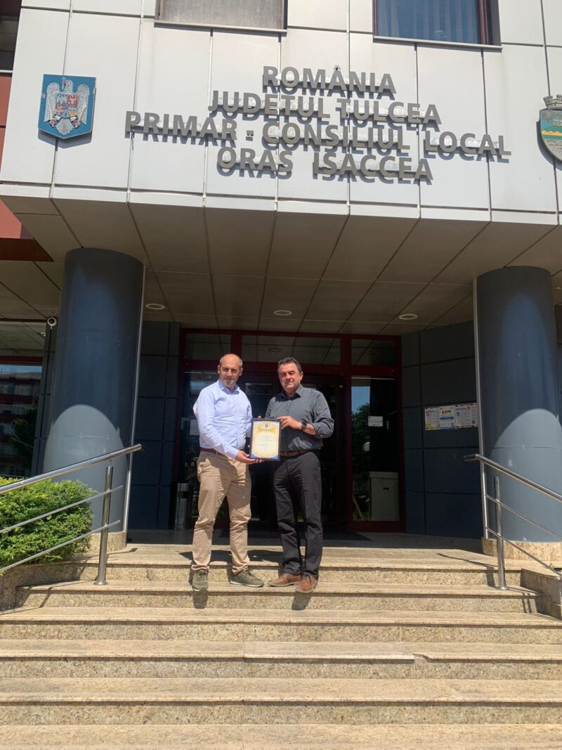 Мэр румынского города Исакча получил благодарность от главы Одесской ОВА