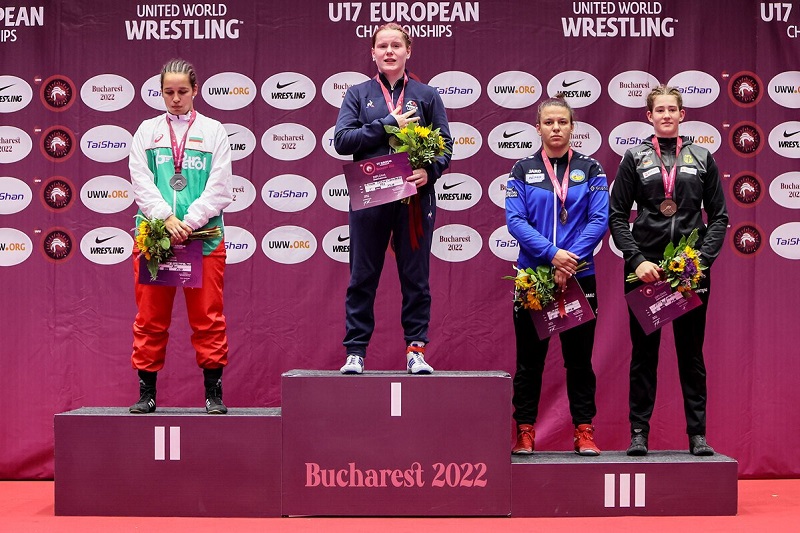 Уроженка Белгорода-Днестровского завоевала бронзовую медаль на чемпионате Европы по вольной борьбе
