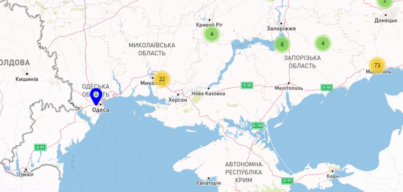 В Украине заработала интерактивная карта разрушений
