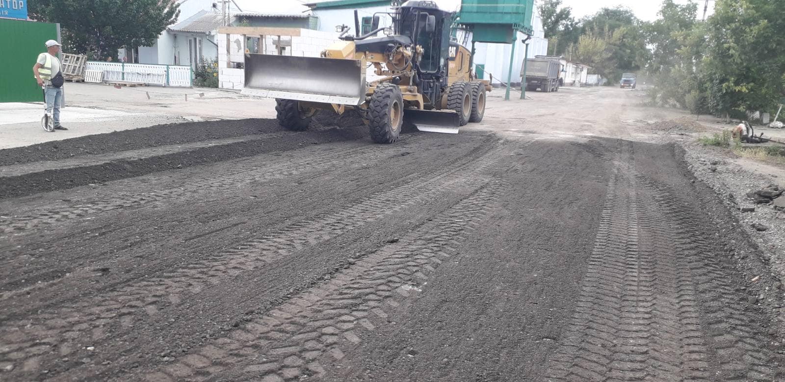 В Килии предприниматели по просьбе мэра оплатили ремонт дороги возле Элеватора