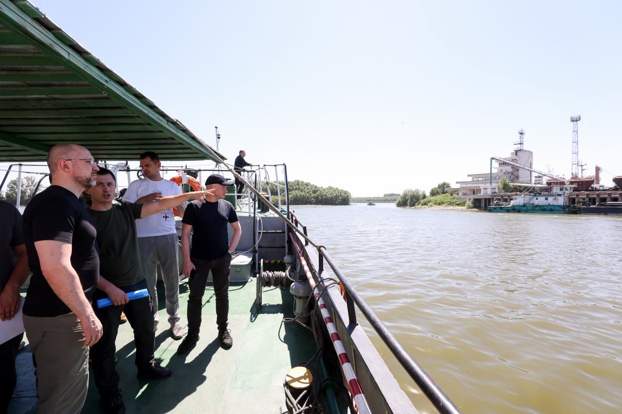 Прем'єр-міністр Денис Шмигаль сьогодні відвідав Бессарабію та оглянув дунайські порти
