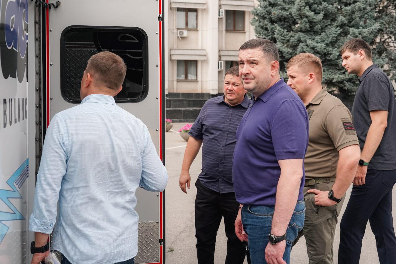 Три автомобиля скорой помощи Одесская область получила от американской OSF HealthCare